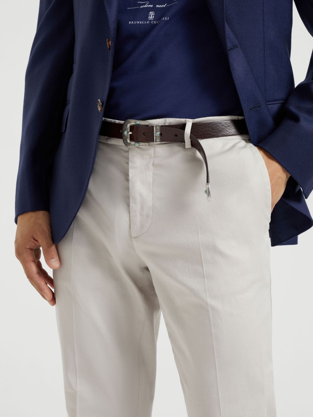 Brunello Cucinelli Men Cotton Trousers