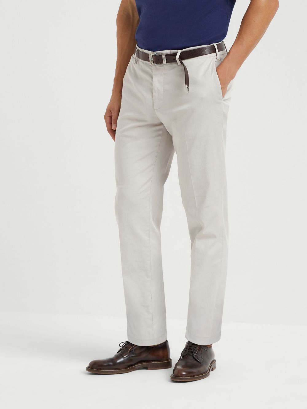 Brunello Cucinelli Men Cotton Trousers