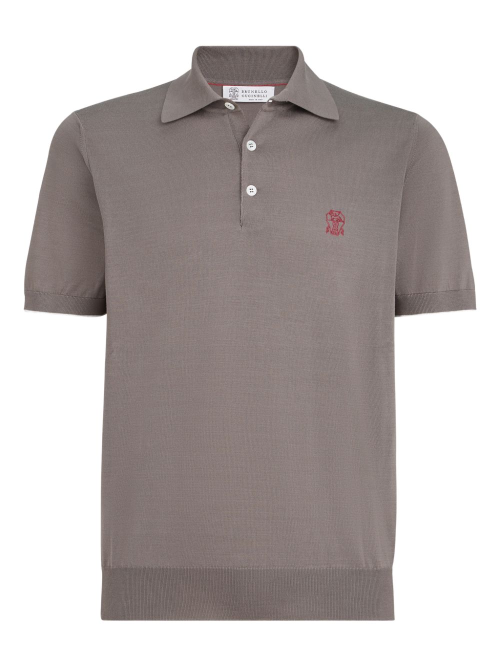 Brunello Cucinelli Men Logo Cotton Polo Shirt BRUNELLO CUCINELLI