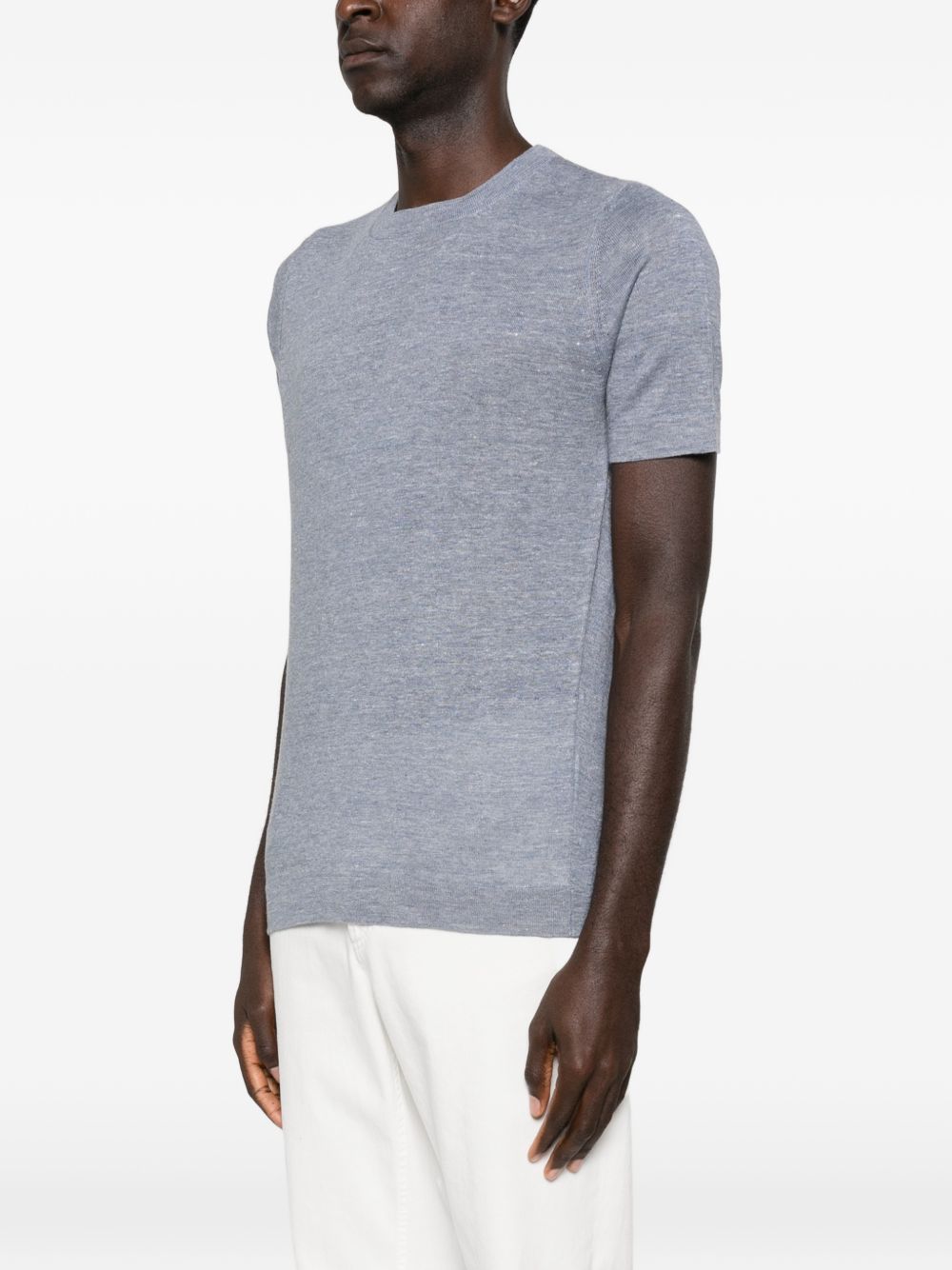 Brunello Cucinelli Men Linen Blend Sweater BRUNELLO CUCINELLI