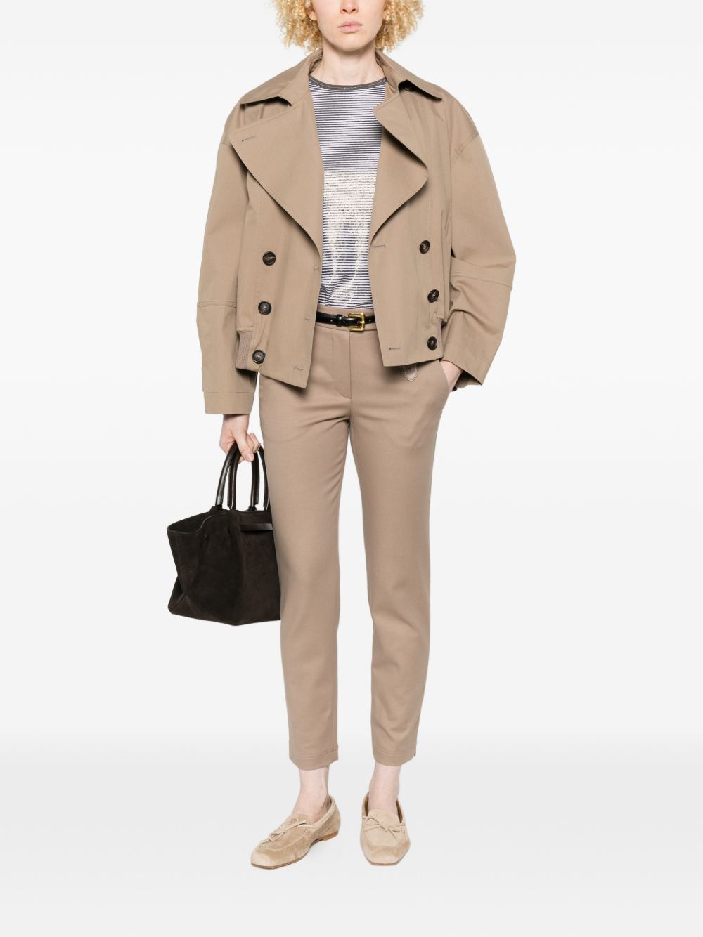 Brunello Cucinelli Women Cotton Trousers