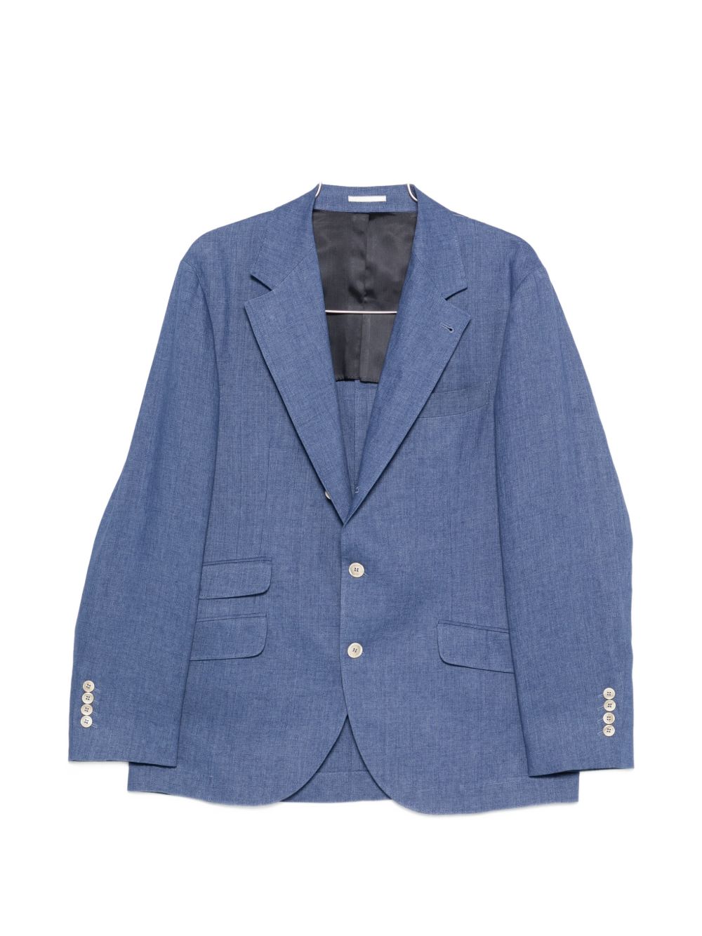 Brunello Cucinelli Men Linen Single-Breasted Suit