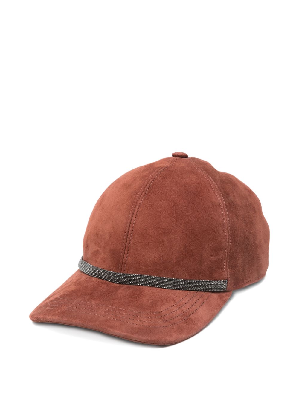 Brunello Cucinelli Women Leather Baseball Cap BRUNELLO CUCINELLI