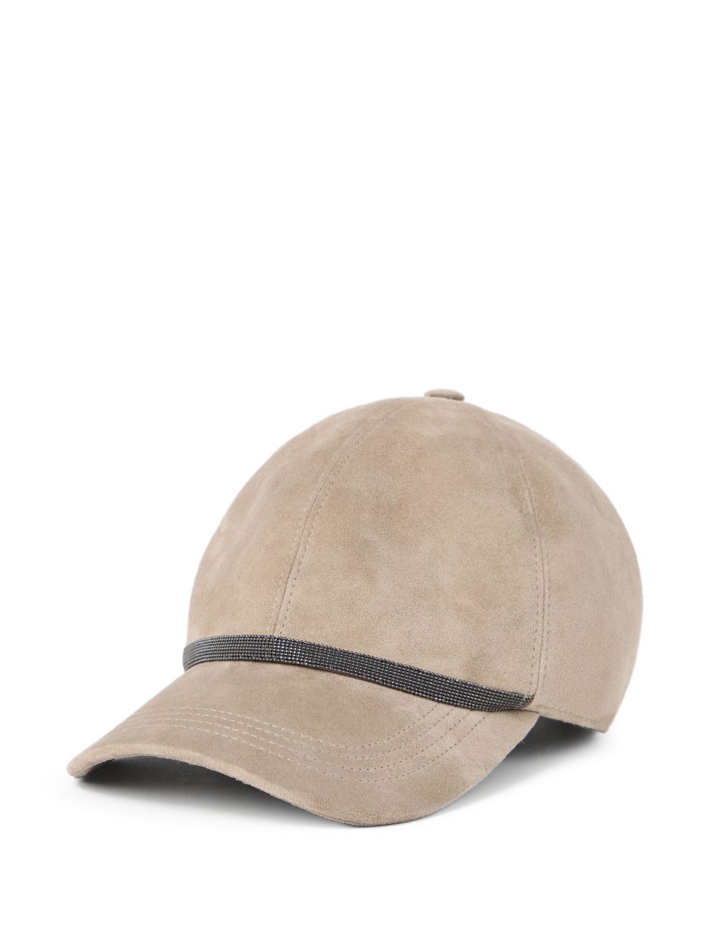 Brunello Cucinelli Women Leather Baseball Cap BRUNELLO CUCINELLI