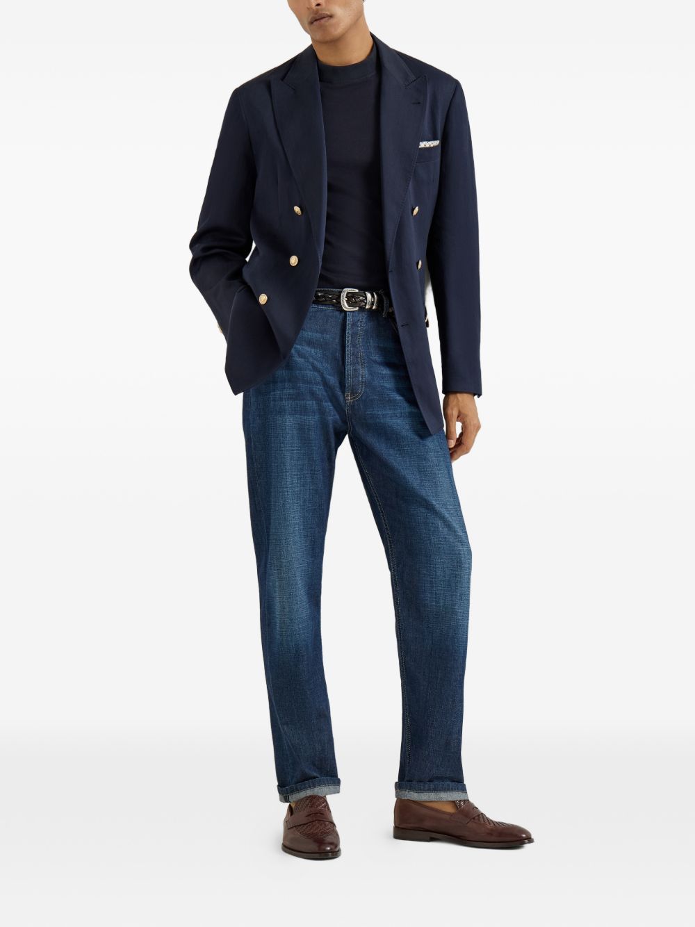 Brunello Cucinelli Men Denim Cotton Jeans BRUNELLO CUCINELLI