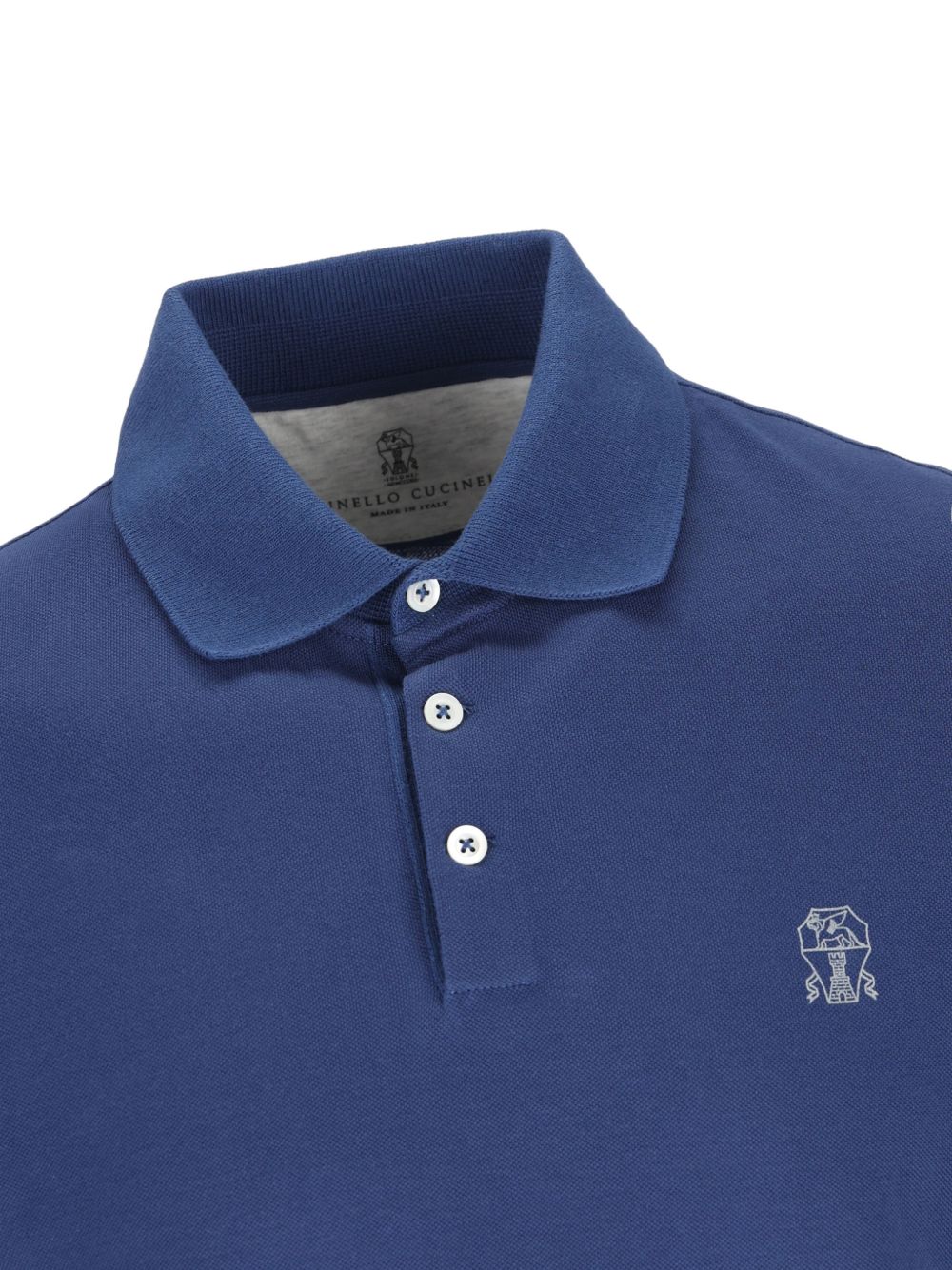 Brunello Cucinelli Men Logo Cotton Polo Shirt BRUNELLO CUCINELLI