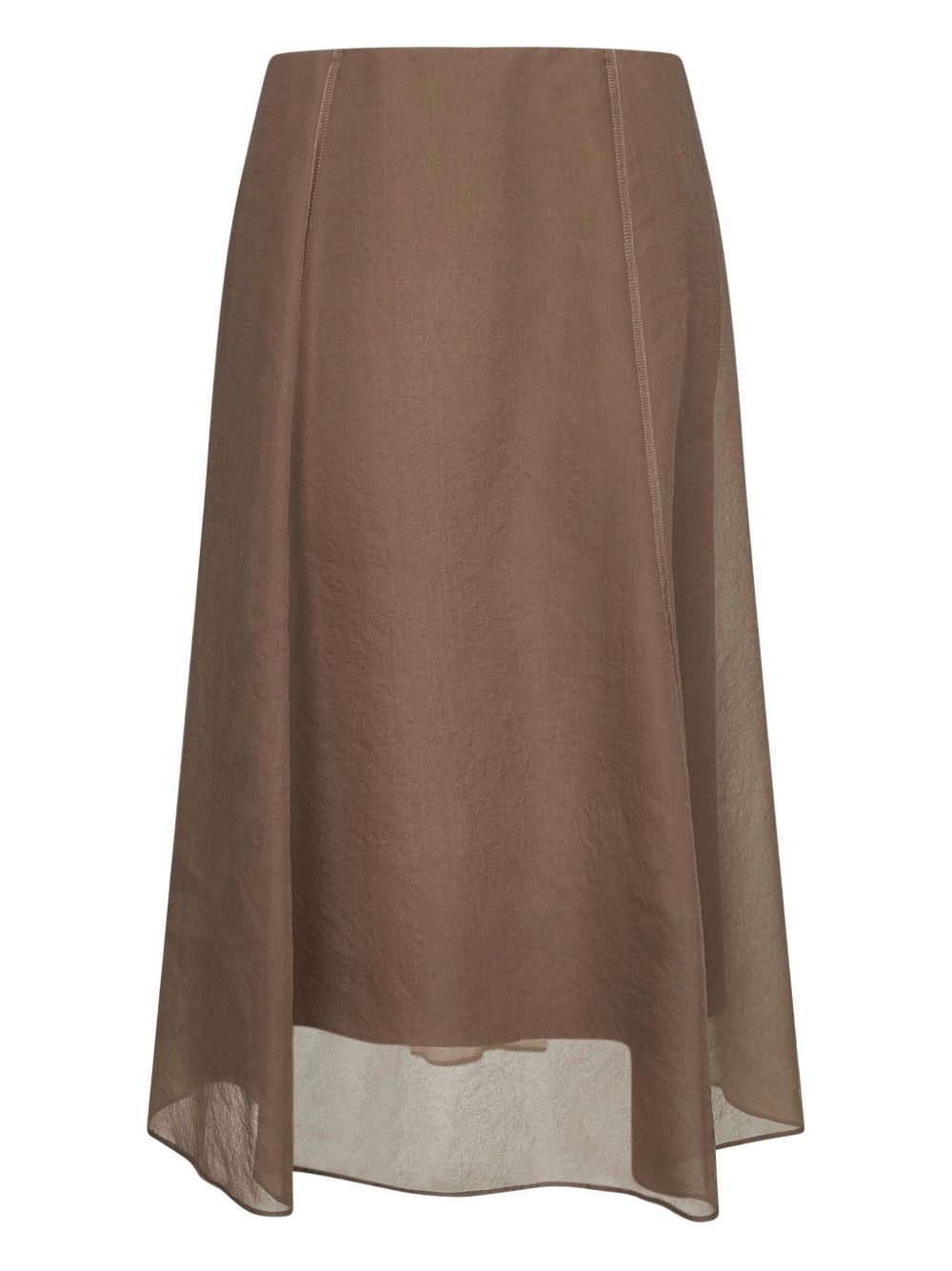 Brunello Cucinelli Women Silk Midi Skirt BRUNELLO CUCINELLI