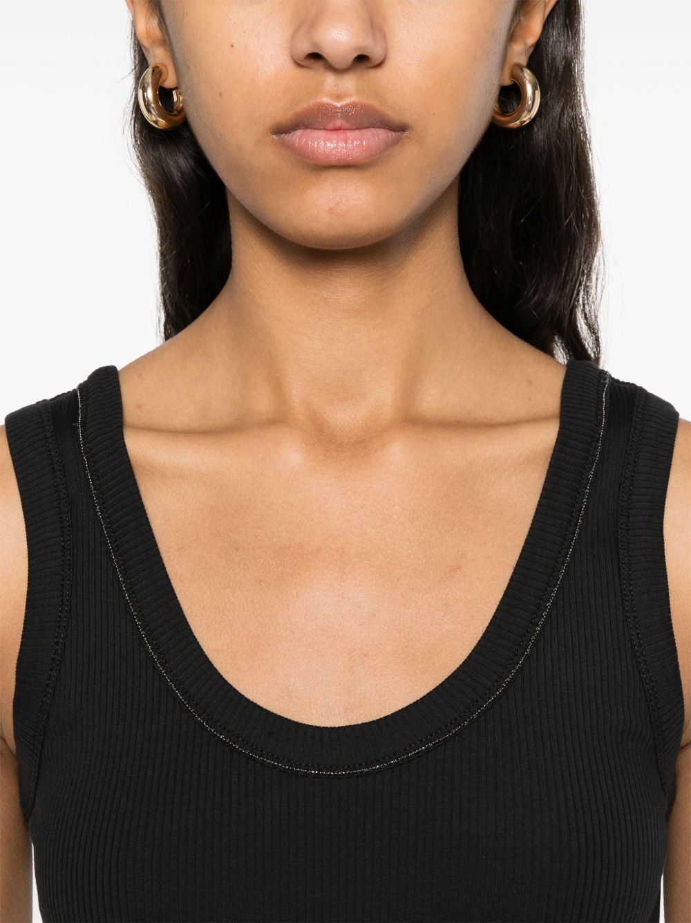 Brunello Cucinelli Women Cotton Tank Top
