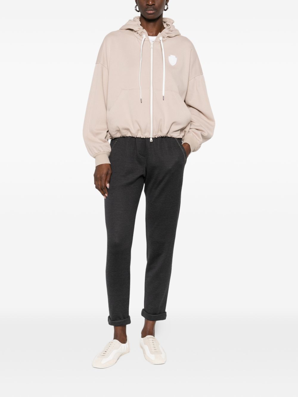 Brunello Cucinelli Women Cotton Hoodie BRUNELLO CUCINELLI