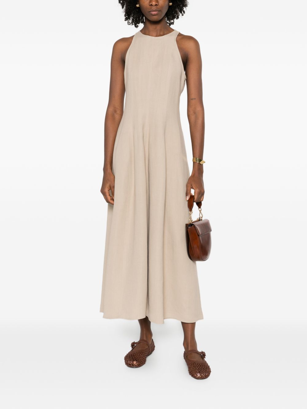 Brunello Cucinelli Women Linen Blend Long Dress BRUNELLO CUCINELLI