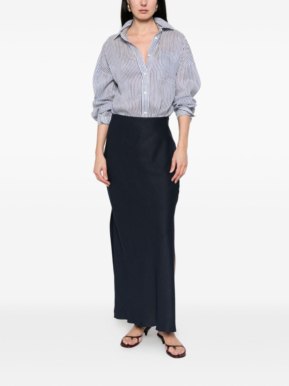 Brunello Cucinelli Women Line Blend Long Skirt BRUNELLO CUCINELLI