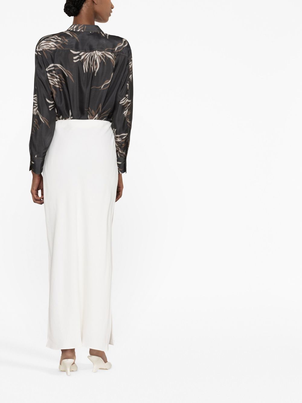 Brunello Cucinelli Women Line Blend Long Skirt