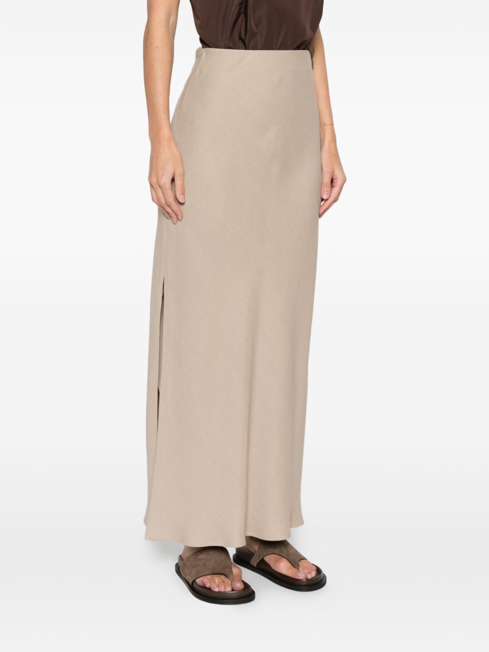 Brunello Cucinelli Women Line Blend Long Skirt BRUNELLO CUCINELLI