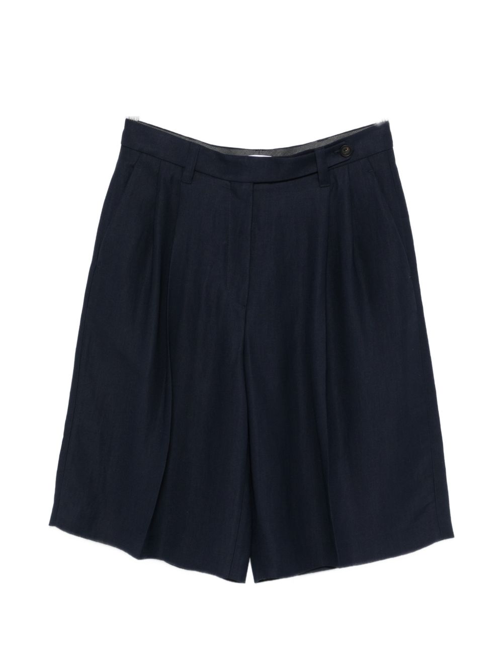 Brunello Cucinelli Women Linen Blend Bermuda Shorts BRUNELLO CUCINELLI