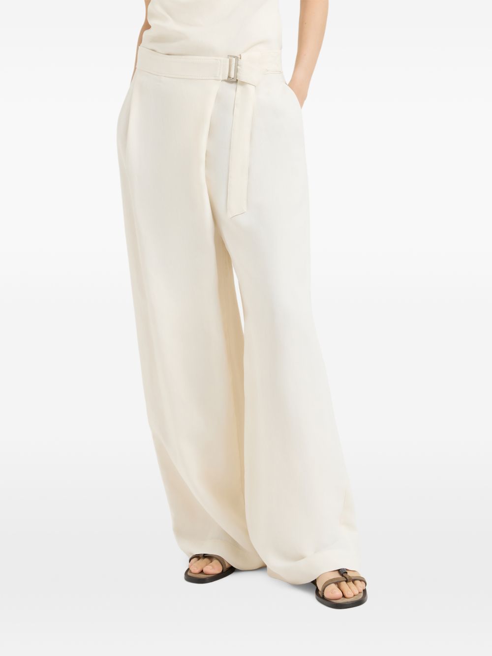 Brunello Cucinelli Women Linen Blend Trousers BRUNELLO CUCINELLI