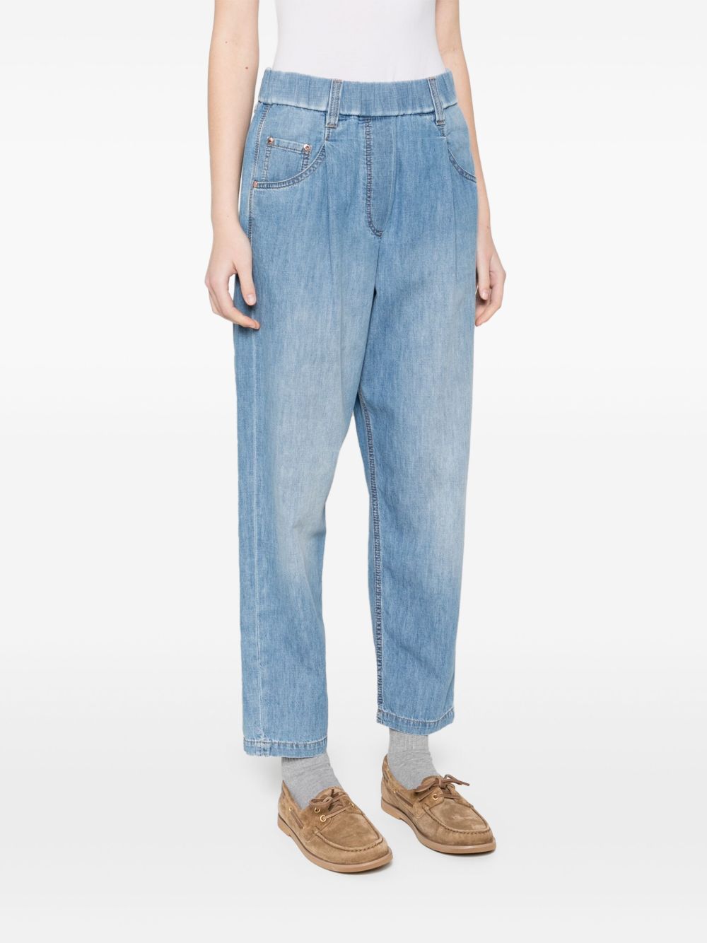 Brunello Cucinelli Women Denim Cotton Jeans BRUNELLO CUCINELLI