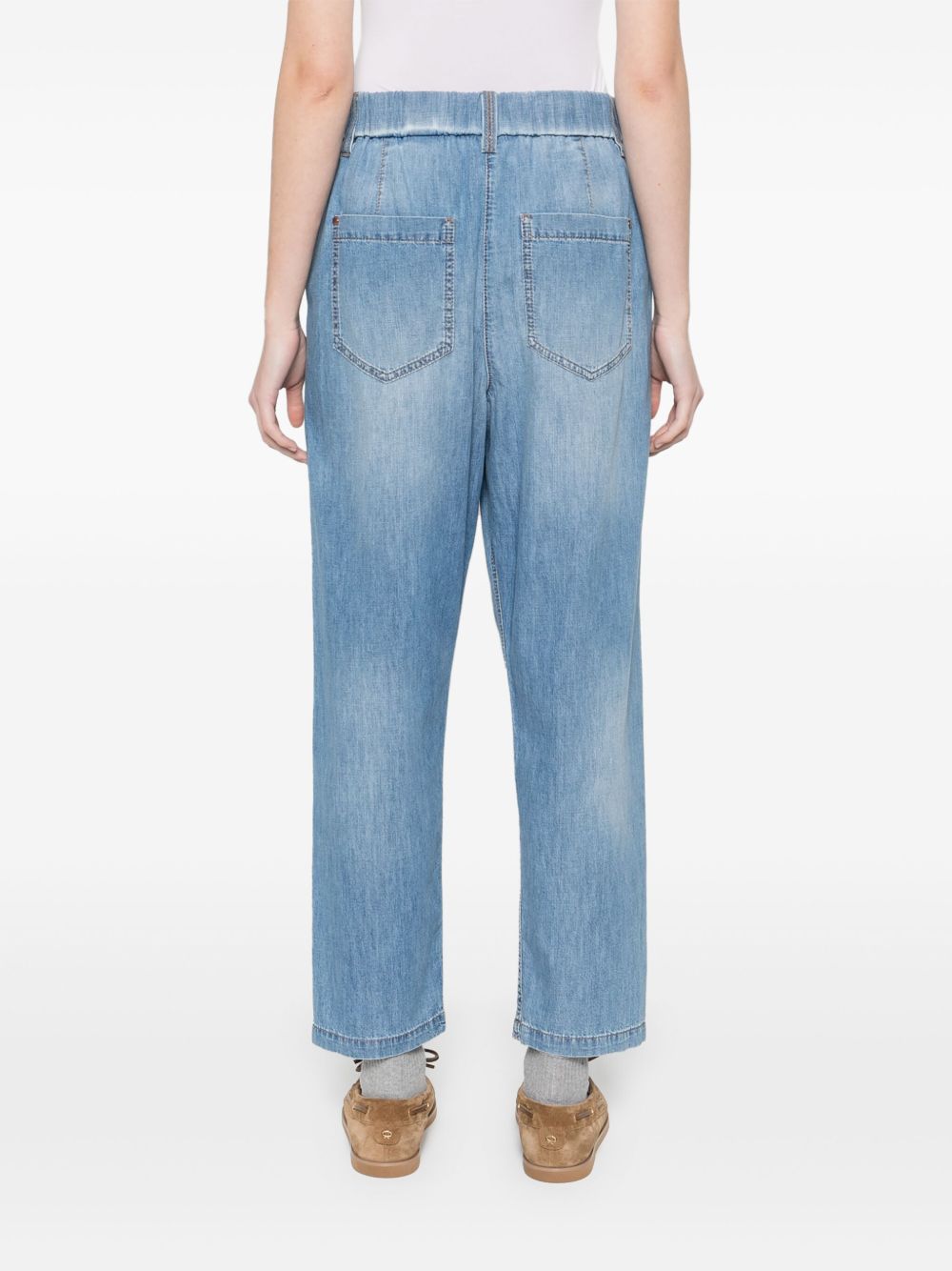 Brunello Cucinelli Women Denim Cotton Jeans BRUNELLO CUCINELLI
