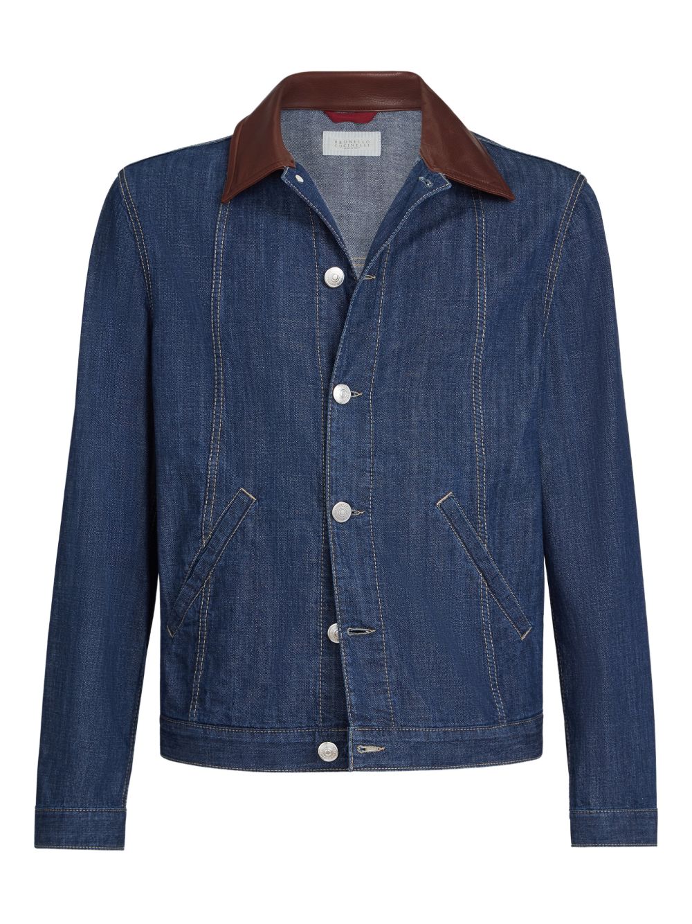 Brunello Cucinelli Men Denim Cotton Jacket BRUNELLO CUCINELLI