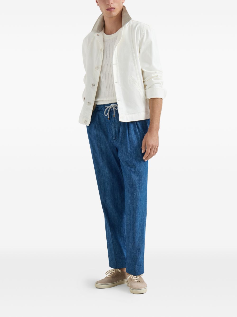 Brunello Cucinelli Men Cotton Trousers BRUNELLO CUCINELLI