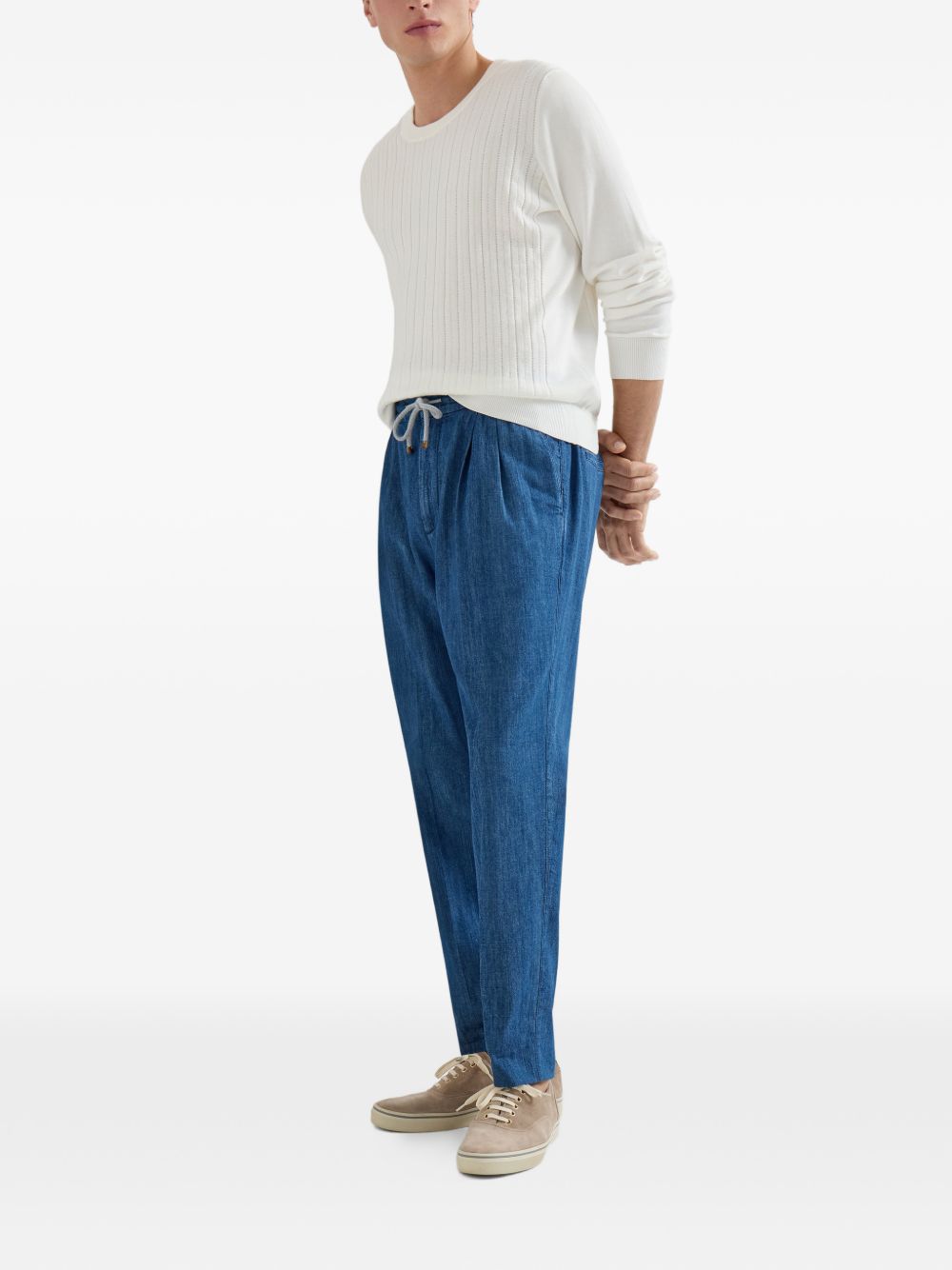 Brunello Cucinelli Men Cotton Trousers BRUNELLO CUCINELLI