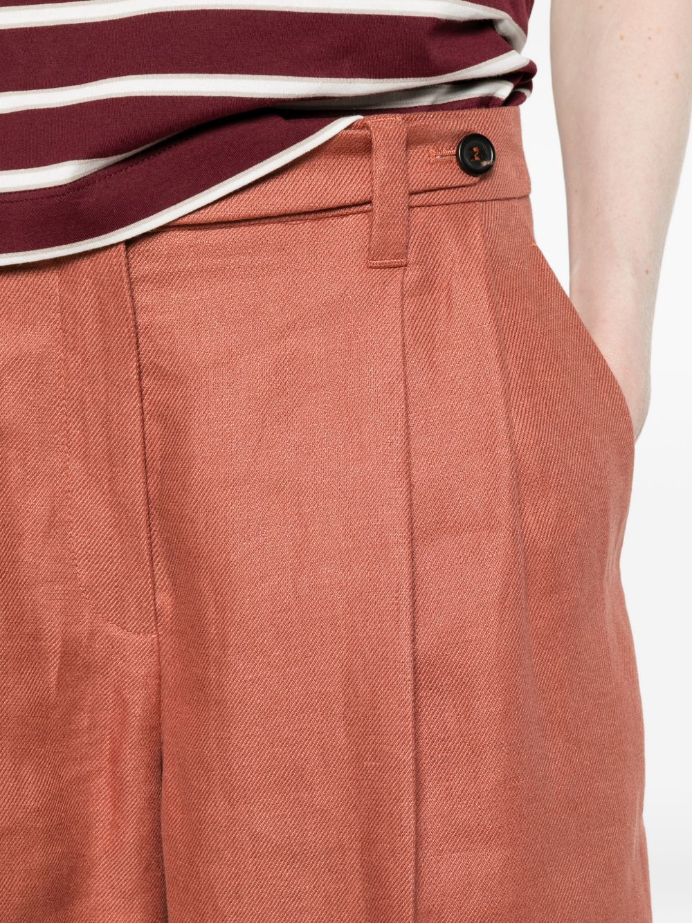 Brunello Cucinelli Women Linen Shorts BRUNELLO CUCINELLI