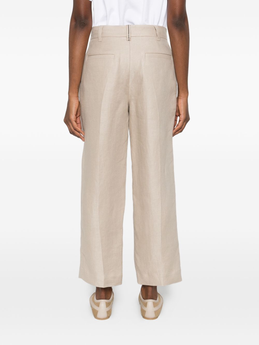 Brunello Cucinelli Women Linen Trousers BRUNELLO CUCINELLI