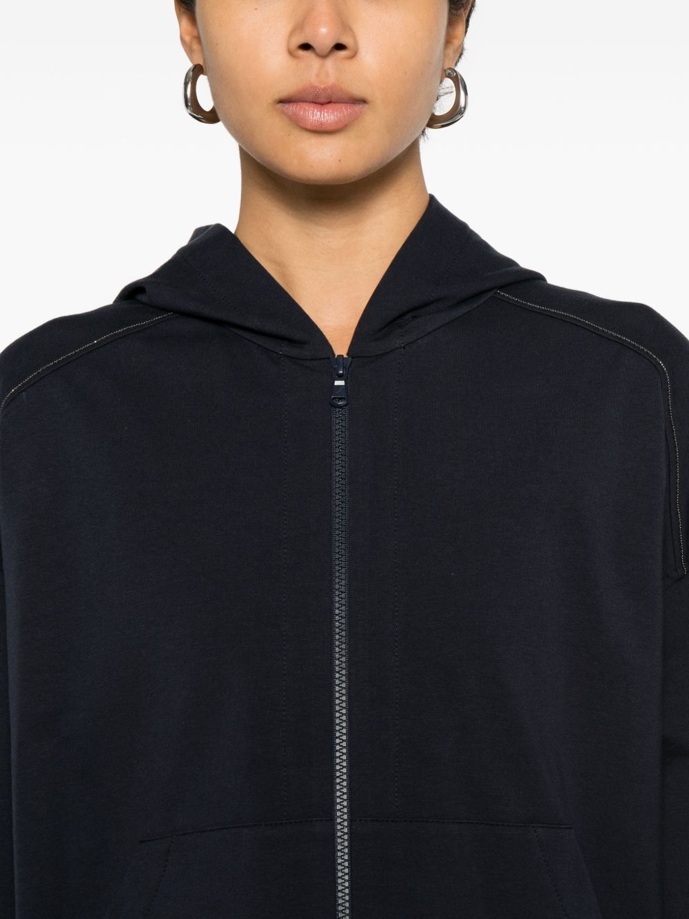Brunello Cucinelli Women Cotton Hoodie BRUNELLO CUCINELLI