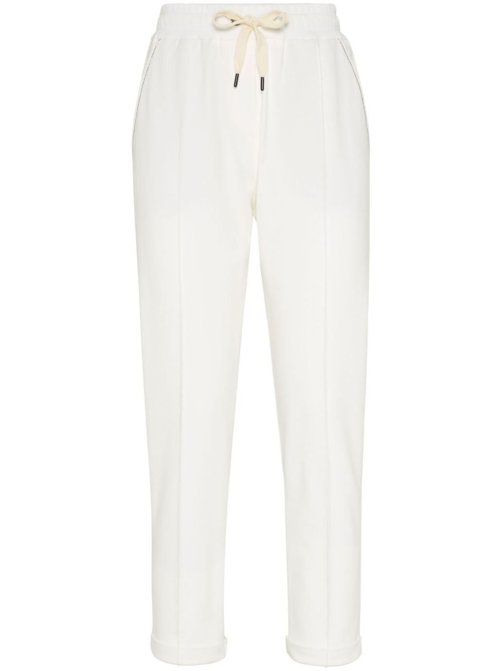 Brunello Cucinelli Women Cotton Drawstring Trousers
