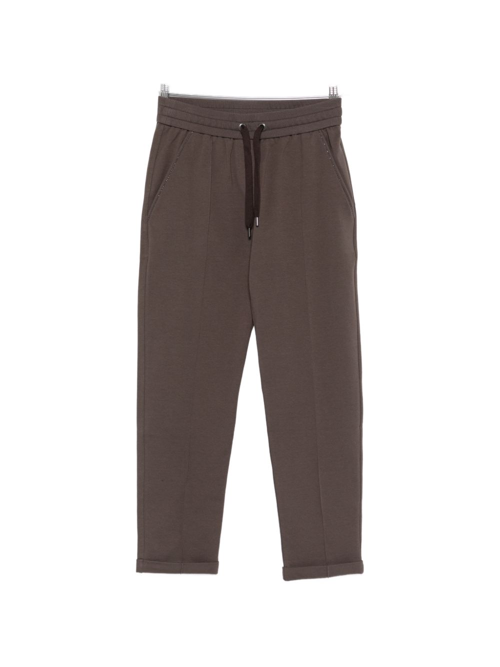 Brunello Cucinelli Women Cotton Drawstring Trousers