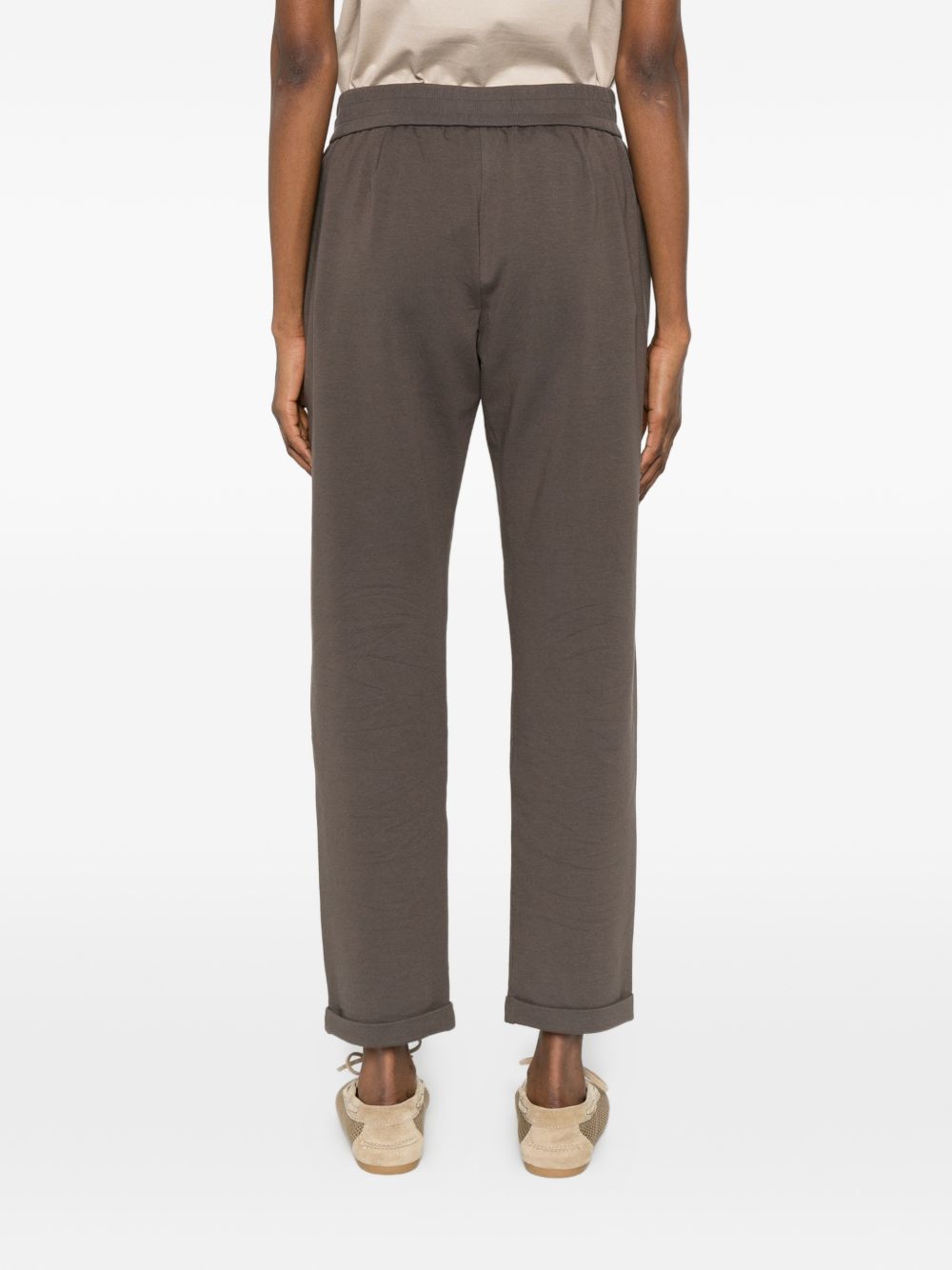 Brunello Cucinelli Women Cotton Drawstring Trousers