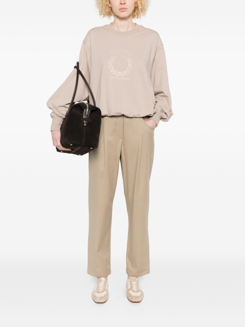 Brunello Cucinelli Women Cotton Crewneck Sweatshirt BRUNELLO CUCINELLI