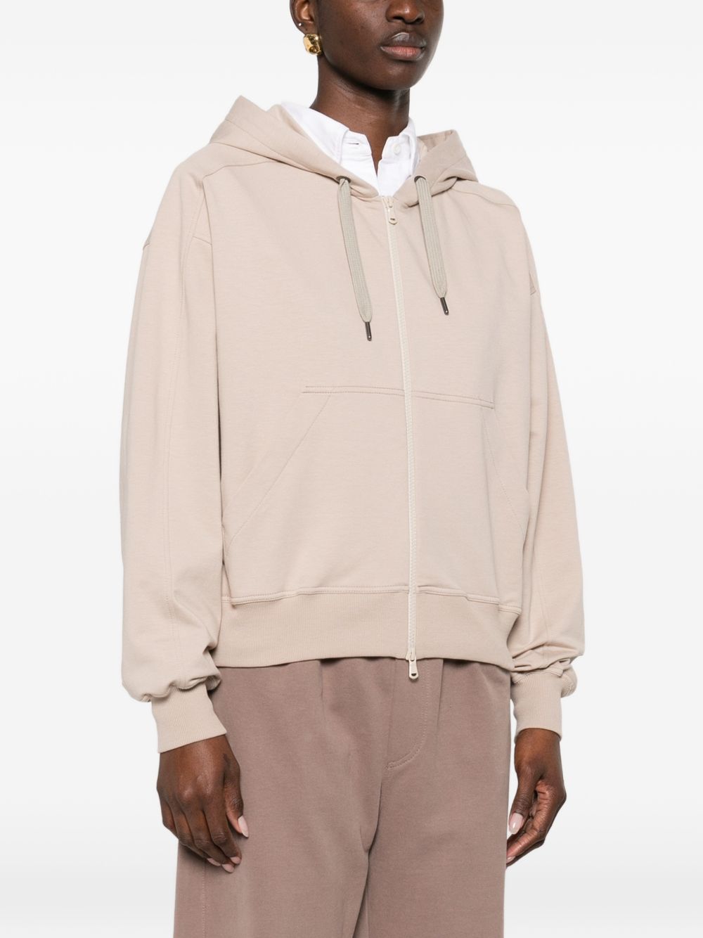 Brunello Cucinelli Women Cotton Hoodie BRUNELLO CUCINELLI