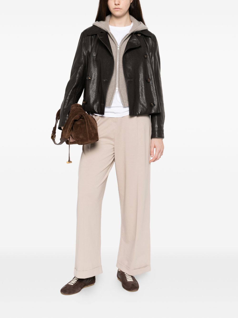Brunello Cucinelli Women Cotton Trousers BRUNELLO CUCINELLI