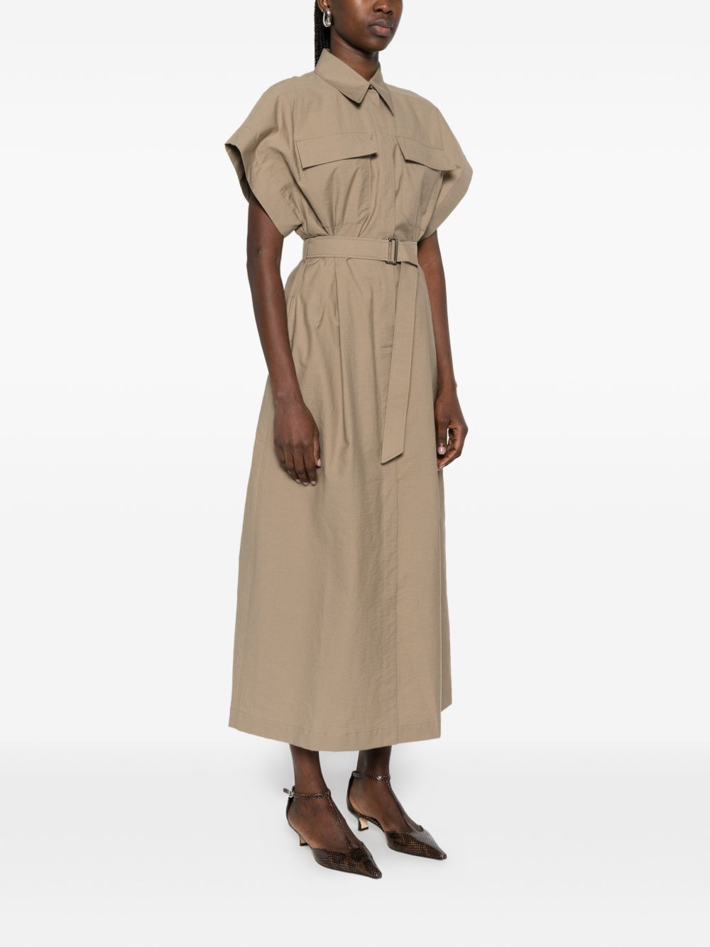 Brunello Cucinelli Women Cotton Long Dress BRUNELLO CUCINELLI