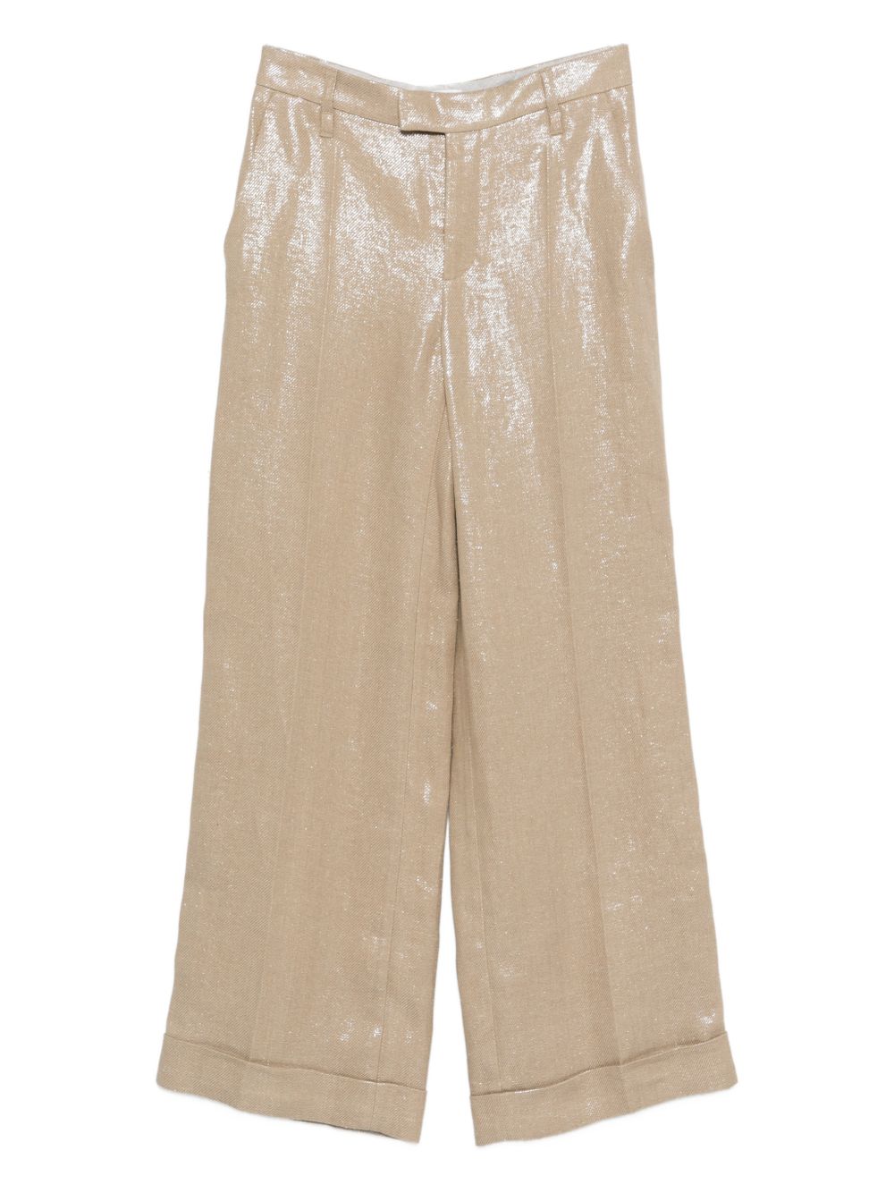 Brunello Cucinelli Women Linen Trousers BRUNELLO CUCINELLI
