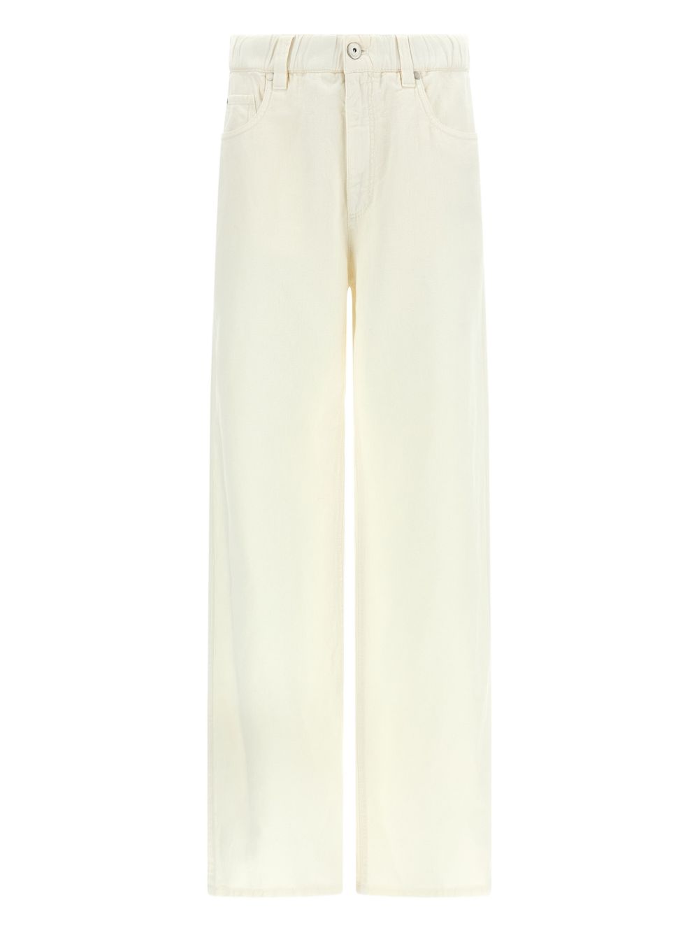 Brunello Cucinelli Women Cotton And Linen Blend Trousers BRUNELLO CUCINELLI