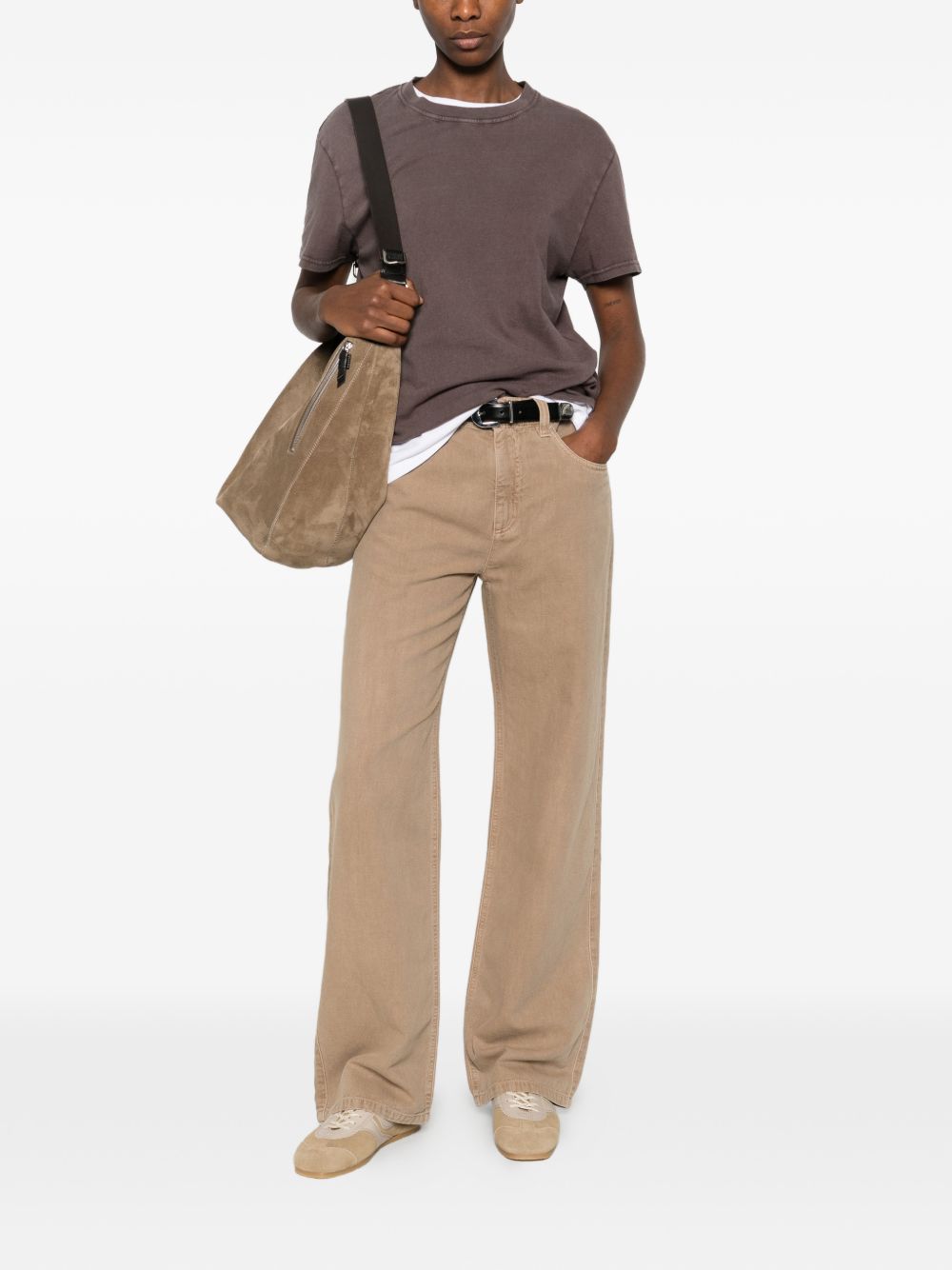 Brunello Cucinelli Women Cotton And Linen Blend Trousers