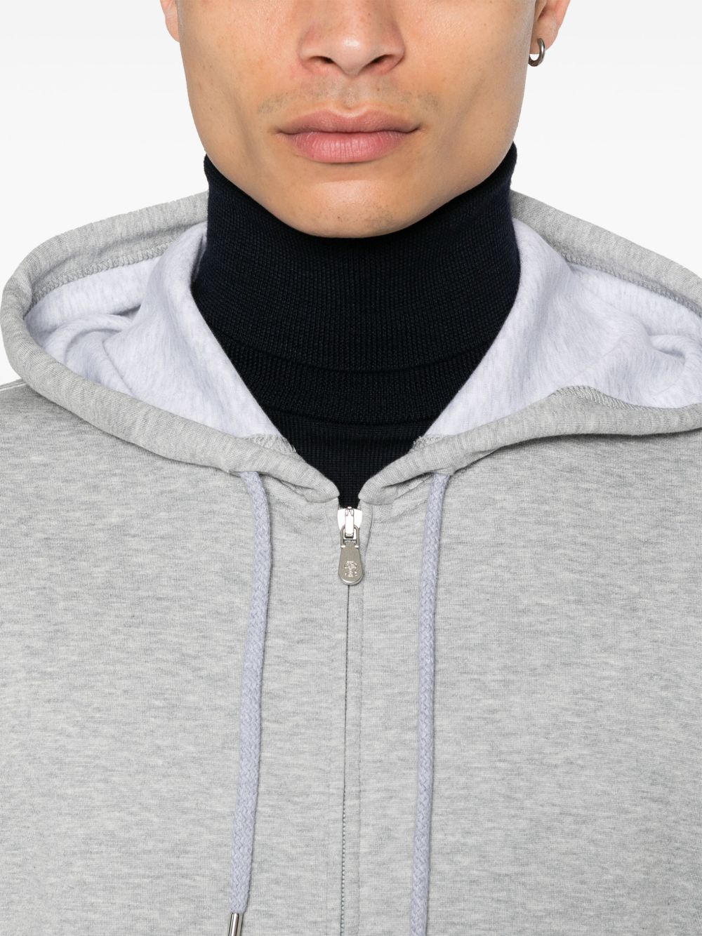 Brunello Cucinelli Men Cotton Blend Hoodie BRUNELLO CUCINELLI