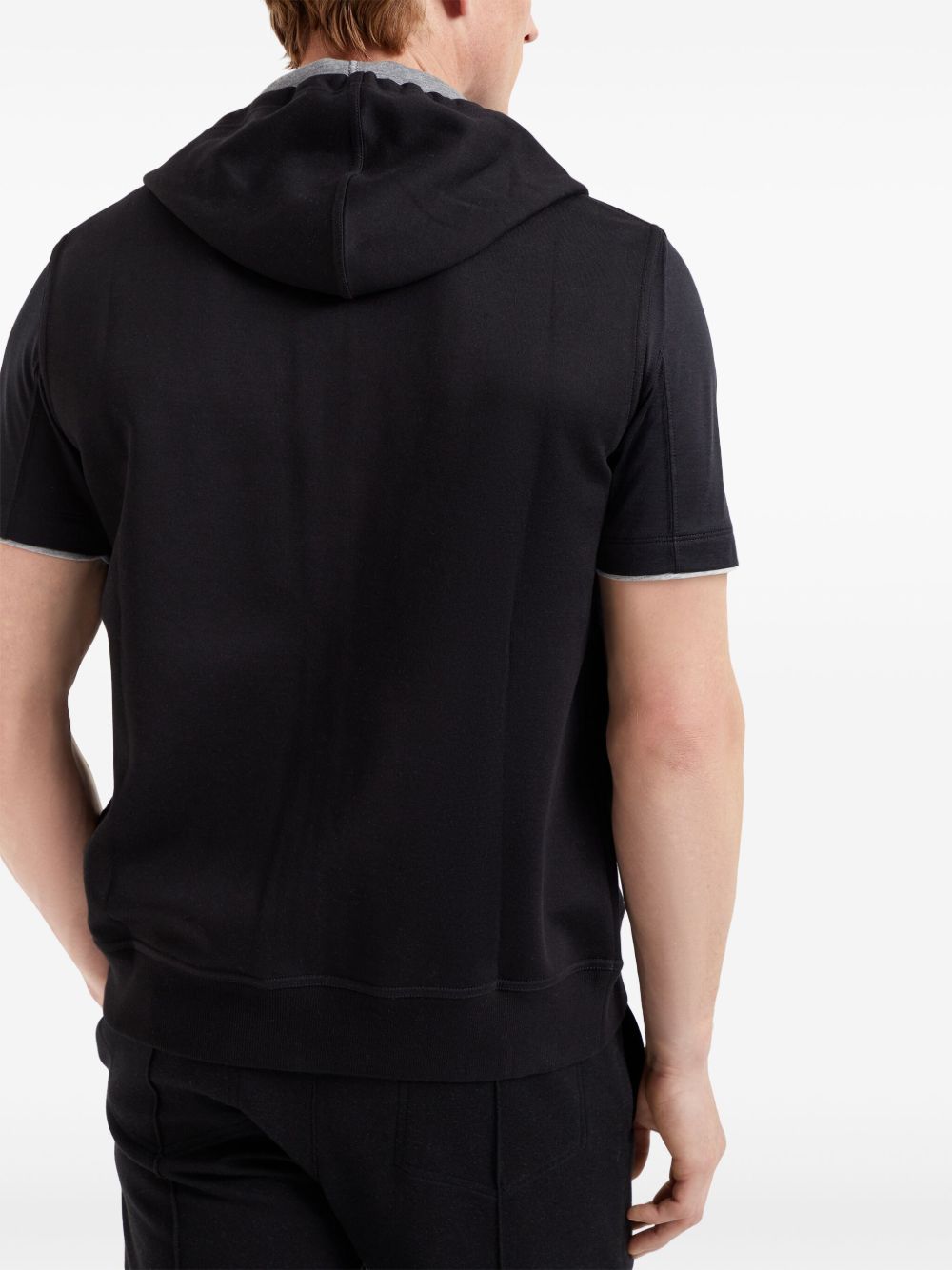 Brunello Cucinelli Men Sleeveless Hoodie BRUNELLO CUCINELLI