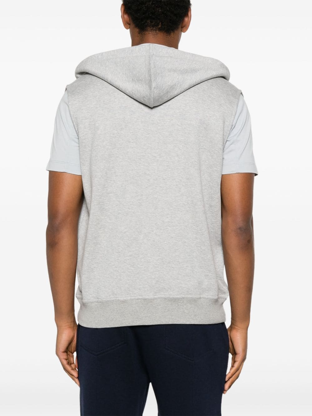 Brunello Cucinelli Men Sleeveless Hoodie