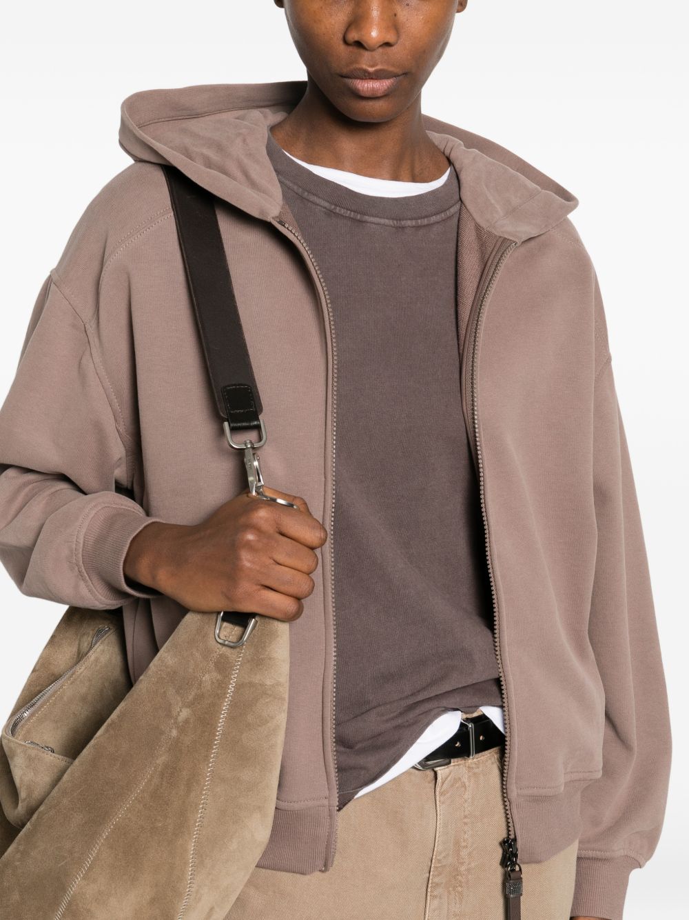 Brunello Cucinelli Women Cotton Hoodie BRUNELLO CUCINELLI