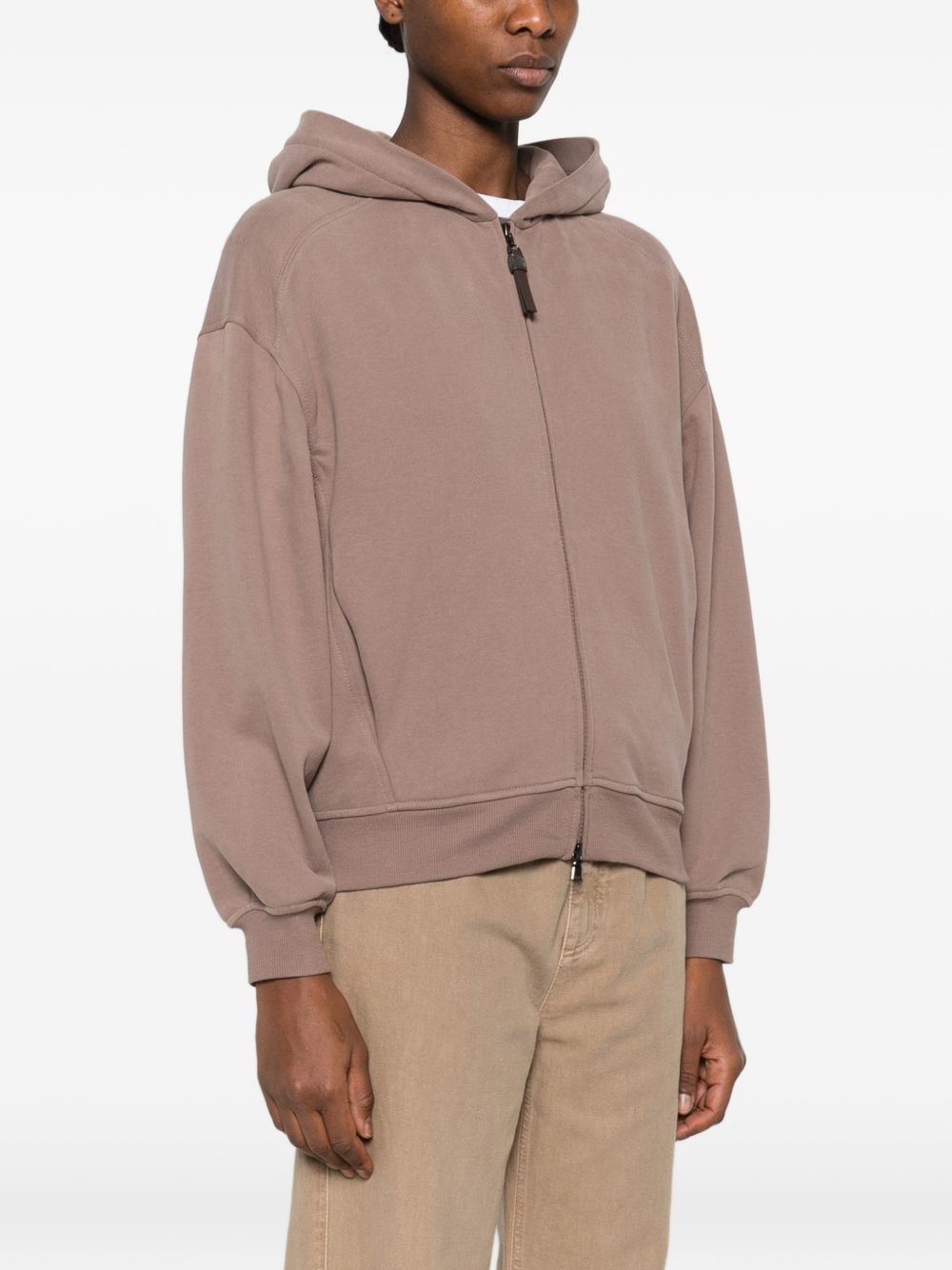 Brunello Cucinelli Women Cotton Hoodie BRUNELLO CUCINELLI