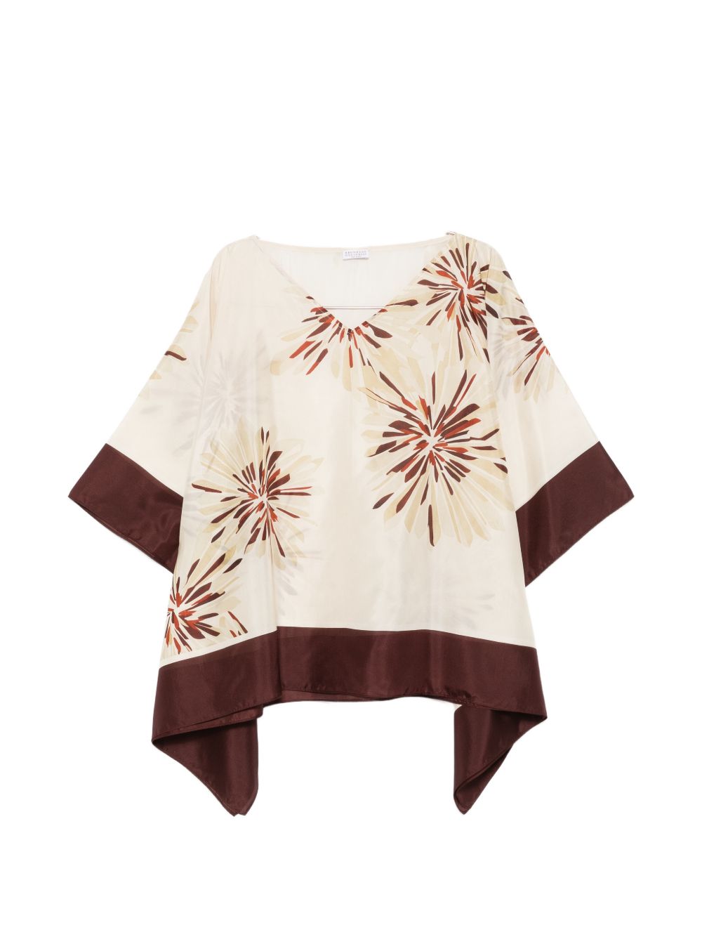 Brunello Cucinelli Women Printed Silk Blouse BRUNELLO CUCINELLI