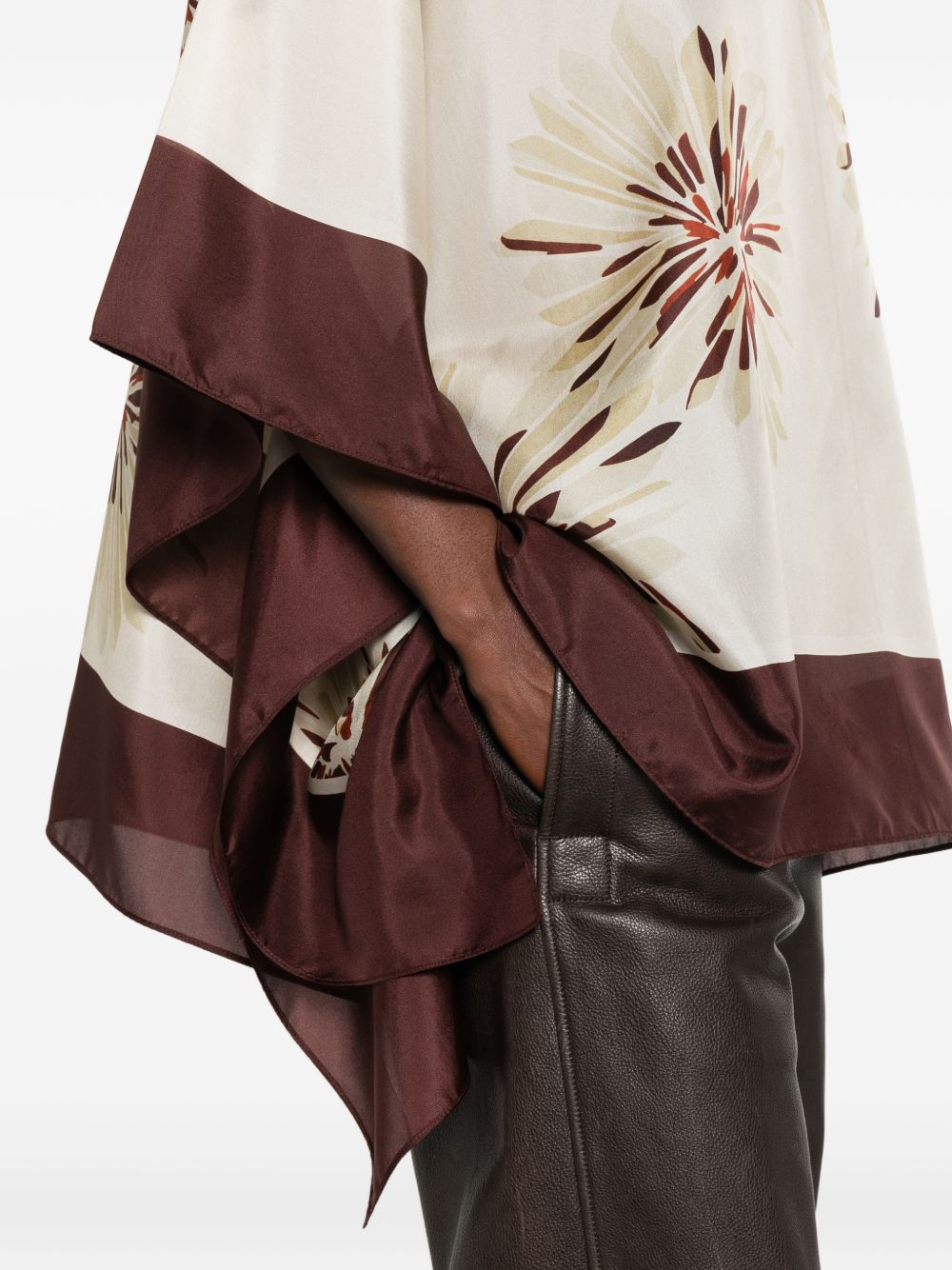 Brunello Cucinelli Women Printed Silk Blouse BRUNELLO CUCINELLI