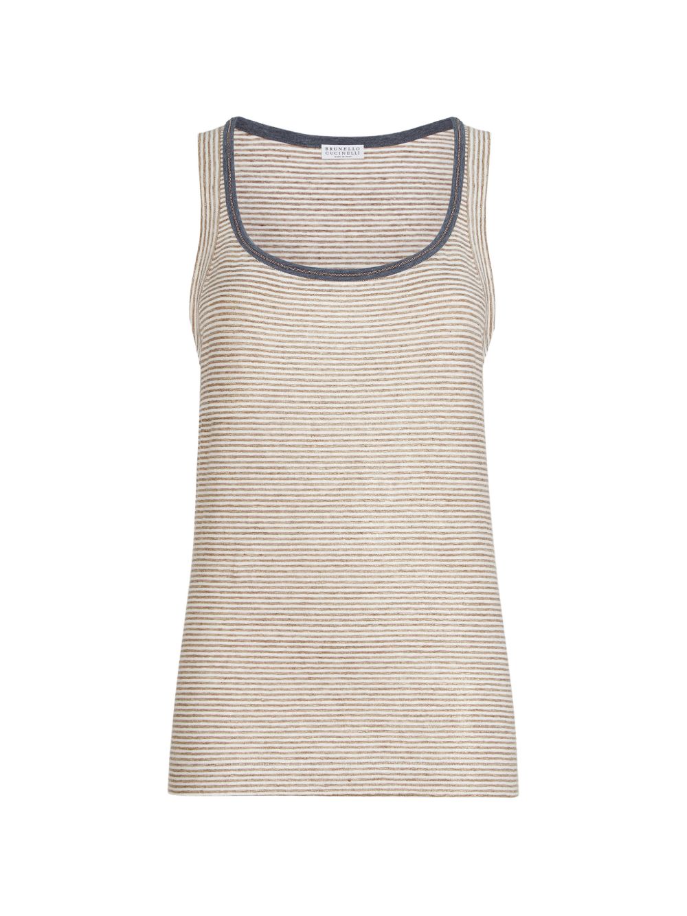 Brunello Cucinelli Women Linen Tank Top BRUNELLO CUCINELLI