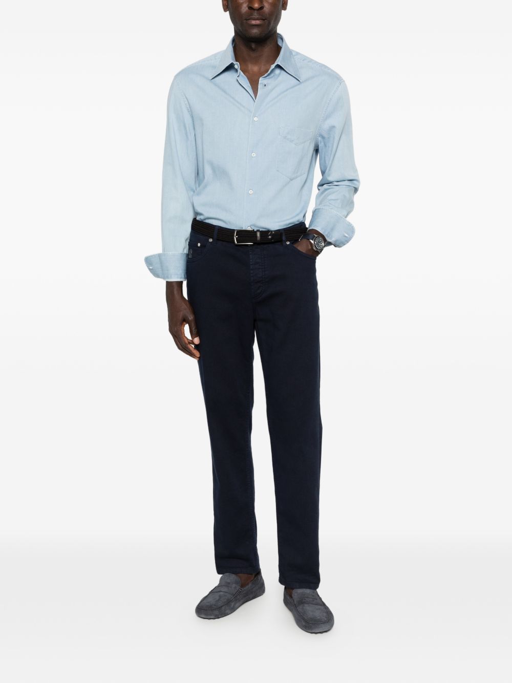 Brunello Cucinelli Men Cotton Shirt BRUNELLO CUCINELLI