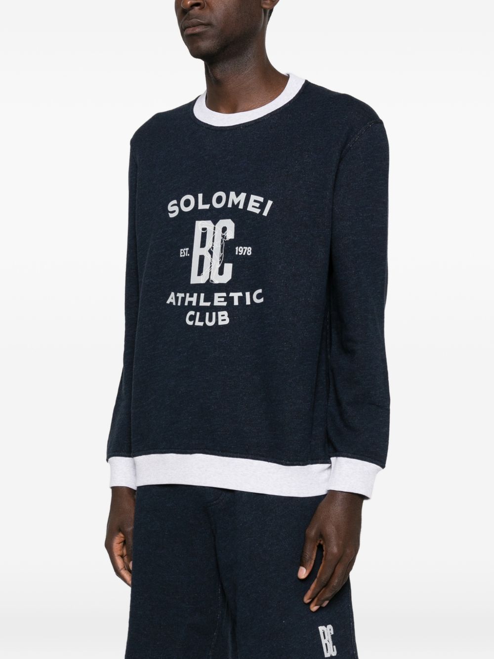 Brunello Cucinelli Men Logo Cotton Sweatshirt BRUNELLO CUCINELLI