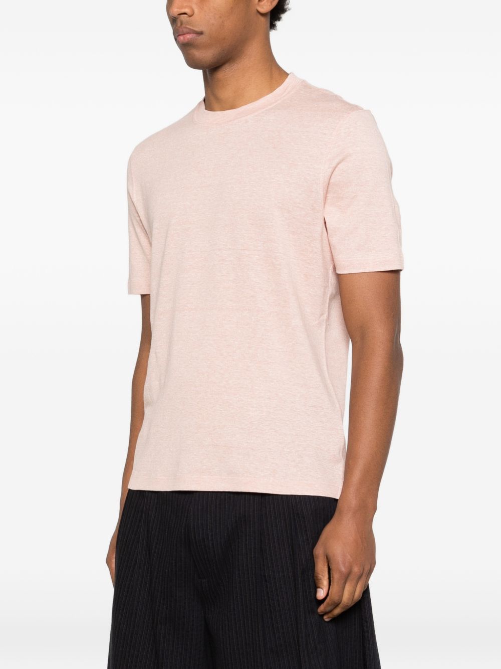 Brunello Cucinelli Men Linen Blend T-Shirt BRUNELLO CUCINELLI