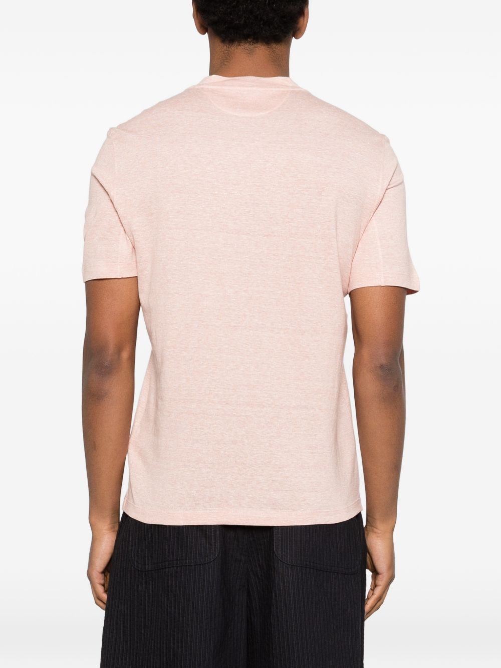 Brunello Cucinelli Men Linen Blend T-Shirt BRUNELLO CUCINELLI