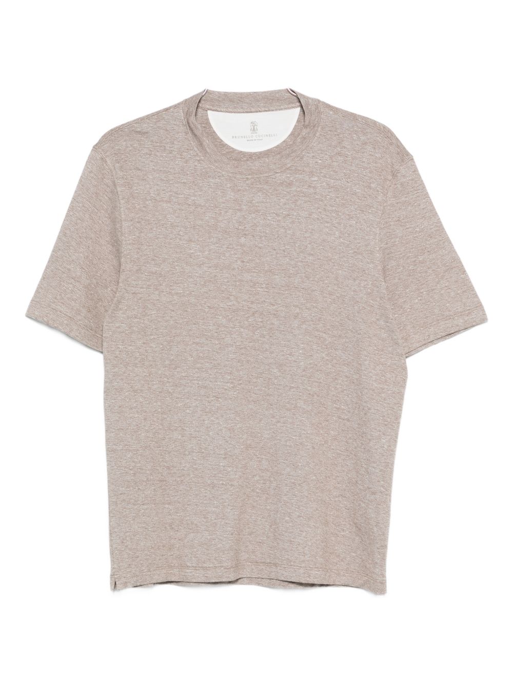 Brunello Cucinelli Men Linen Blend T-Shirt BRUNELLO CUCINELLI